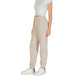Beige Cotton Joggers (Workout Pants)