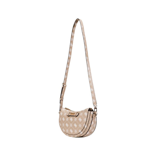 Beige Polyethylene Handbag