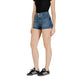 Blue Cotton Shorts