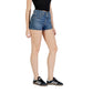 Blue Cotton Shorts