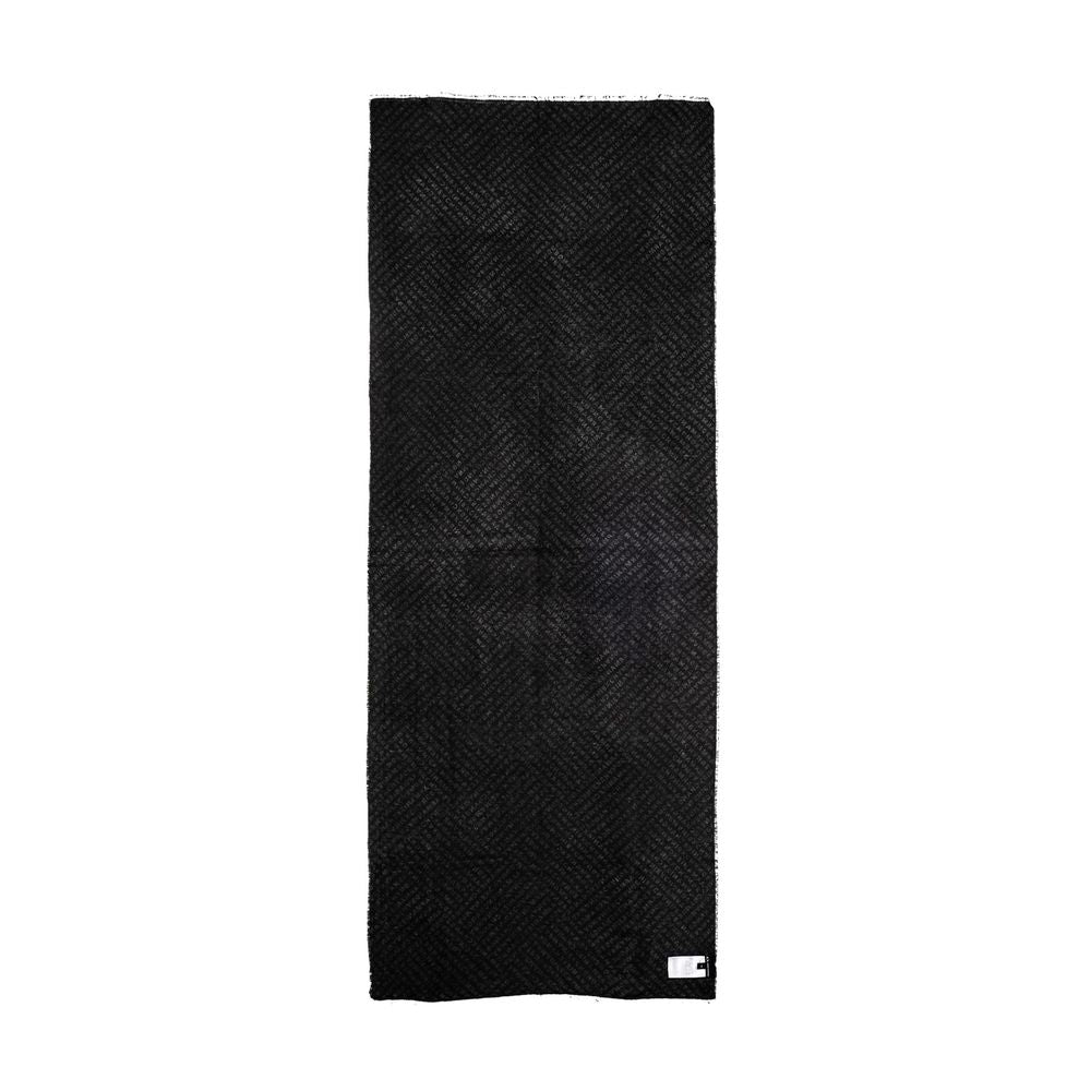 Black Viscose Scarf