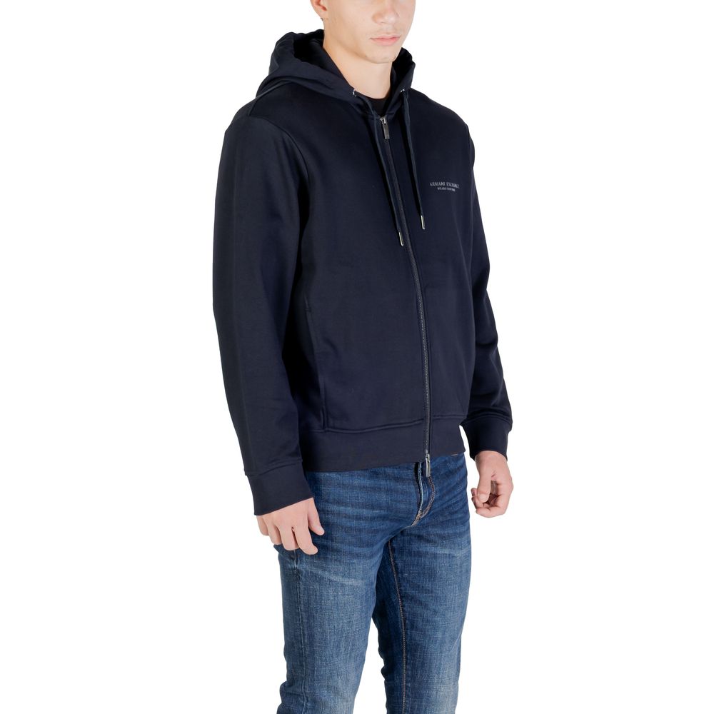 Blue Cotton Hoodie