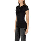 Black Cotton T-Shirt