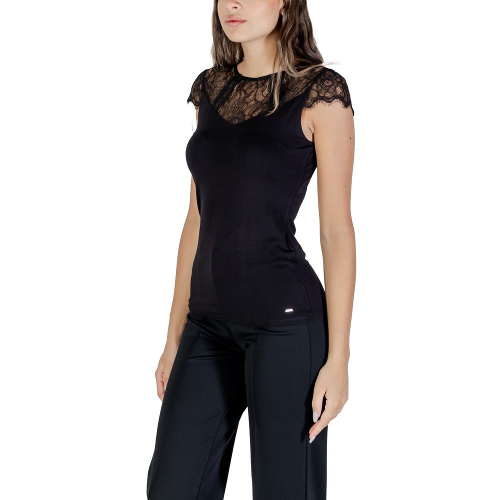 Black Viscose Blouse