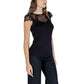 Black Viscose Blouse