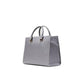 Gray Polyethylene Handbag