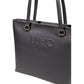 Gray Polyethylene Handbag