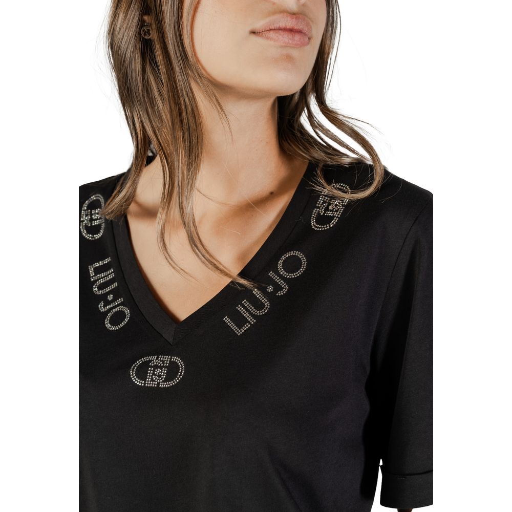 Black Cotton T-Shirt