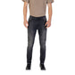 Black Cotton Relaxed Fit Jeans