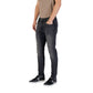 Black Cotton Relaxed Fit Jeans