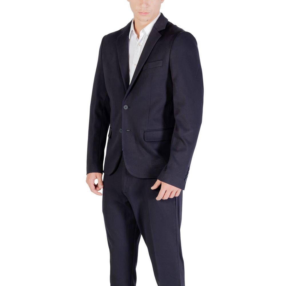 Blue Viscose Blazer