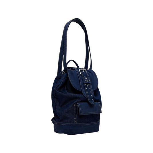 Blue Polyethylene Backpack