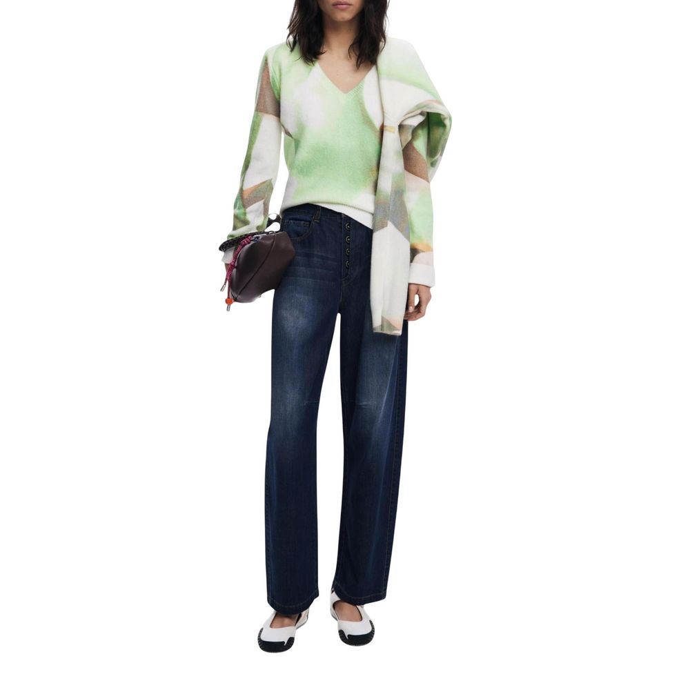 Blue Cotton Relaxed Fit Jeans