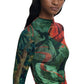 Bicolor Viscose Long Sleeve T-Shirt