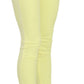 Yellow Cotton Stretch Low Waist Skinny Casual Trouser Pants