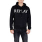 Black Cotton Hoodie