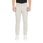 Gray Cotton Skinny Jeans