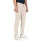 Cream Cotton Skinny Jeans