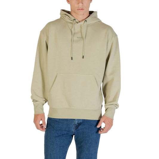 Green Cotton Hoodie