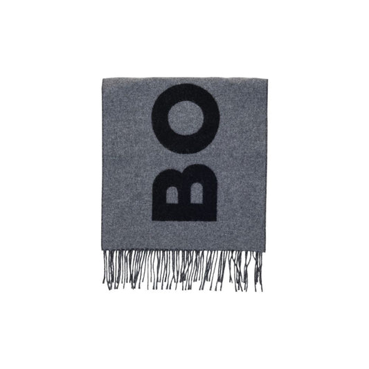 Gray Wool Scarf