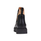 Black Polyethylene Ankle Boots