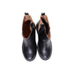 Black Polyethylene Ankle Boots