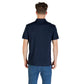 Blue Cotton Polo Shirt
