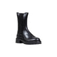 Black Leather Ankle Boots