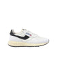 White Leather Athletic Sneakers