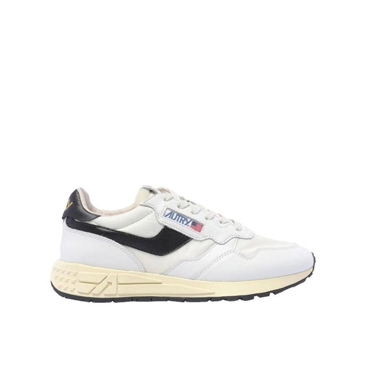 White Leather Athletic Sneakers