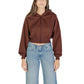 Brown Recycled Cotton Hoodie