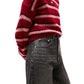 Black Recycled Cotton Mom Jeans