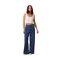 Blue Cotton Boyfriend Jeans