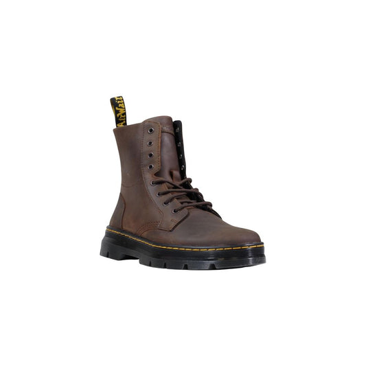 Brown Leather Athletic Sneakers