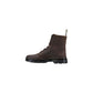 Brown Leather Athletic Sneakers