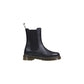 Black Leather Ankle Boots