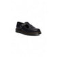 Black Leather Platform Pumps