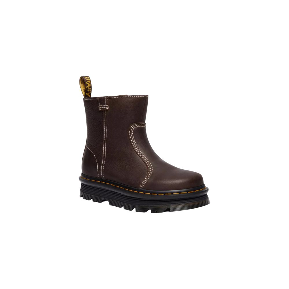 Brown Leather Ankle Boots