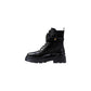 Black Leather Ankle Boots