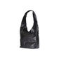Black Polyester Handbag