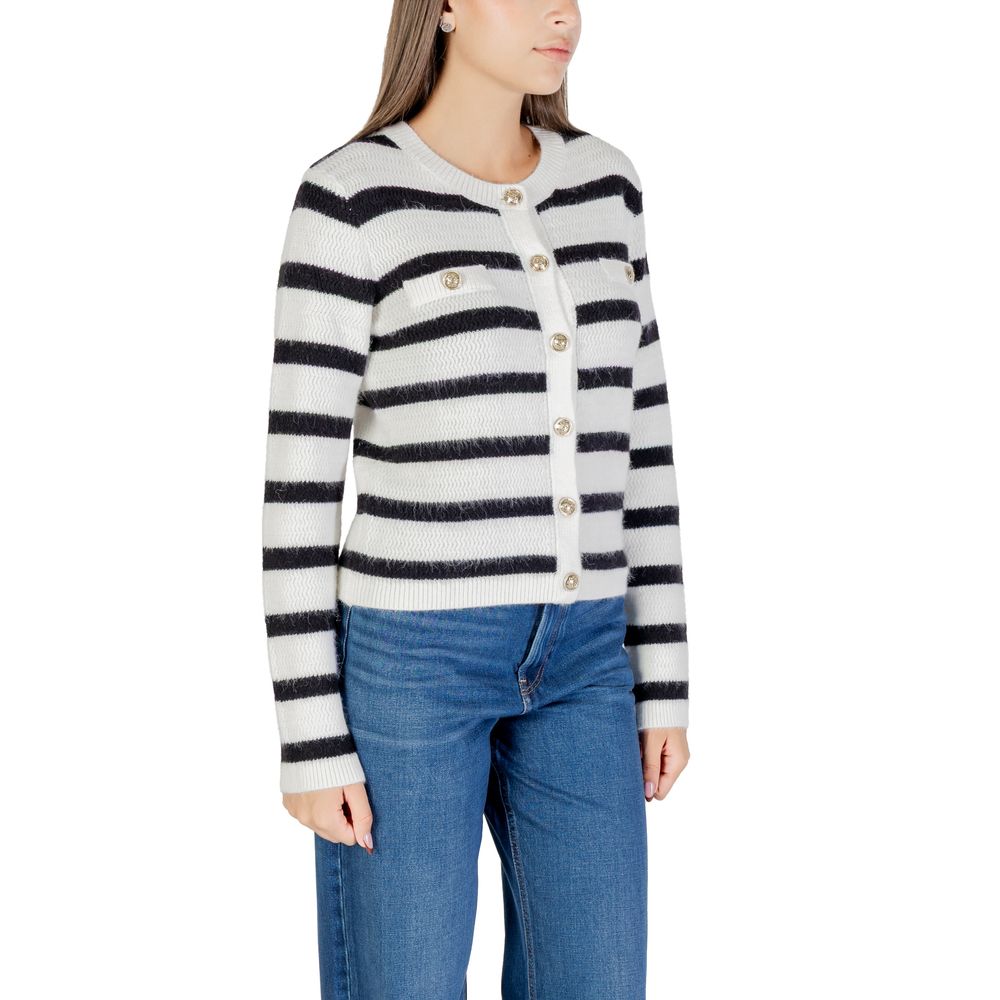 White Marabou Cardigan