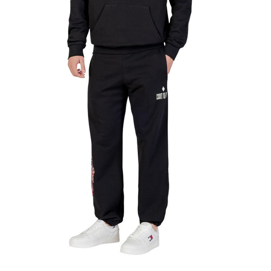 Black Cotton Joggers (Workout Pants)