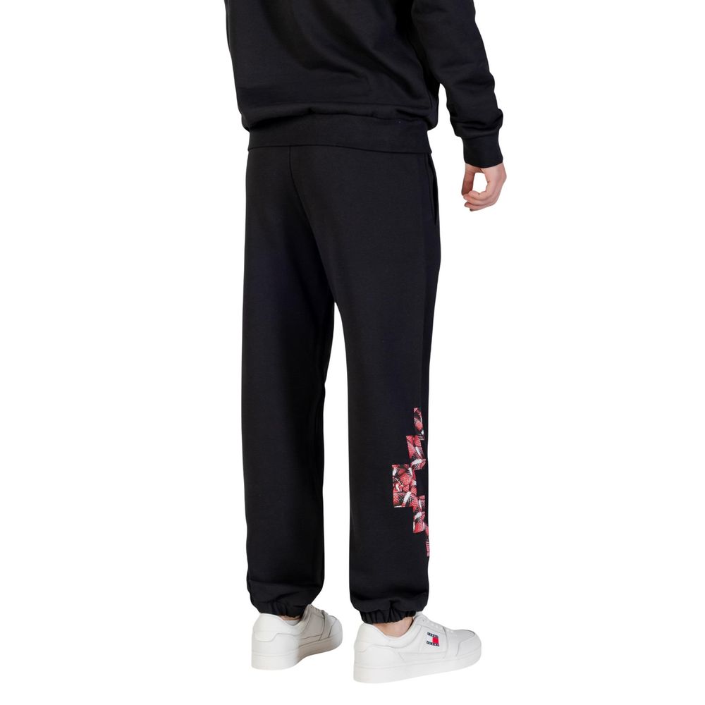 Black Cotton Joggers (Workout Pants)
