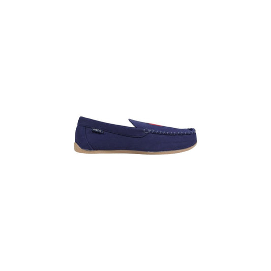 Blue Textile Slippers
