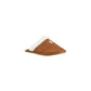 Brown Textile Slippers