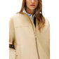 Beige Cotton Bomber