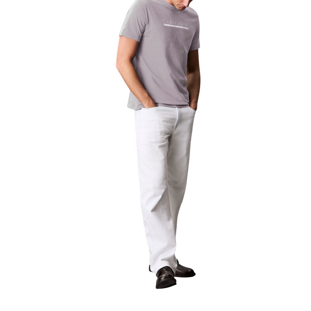 Gray Cotton T-Shirt