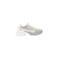 Gray Suede Leather Athletic Sneakers