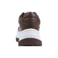 Brown Polyethylene Chunky Sneakers