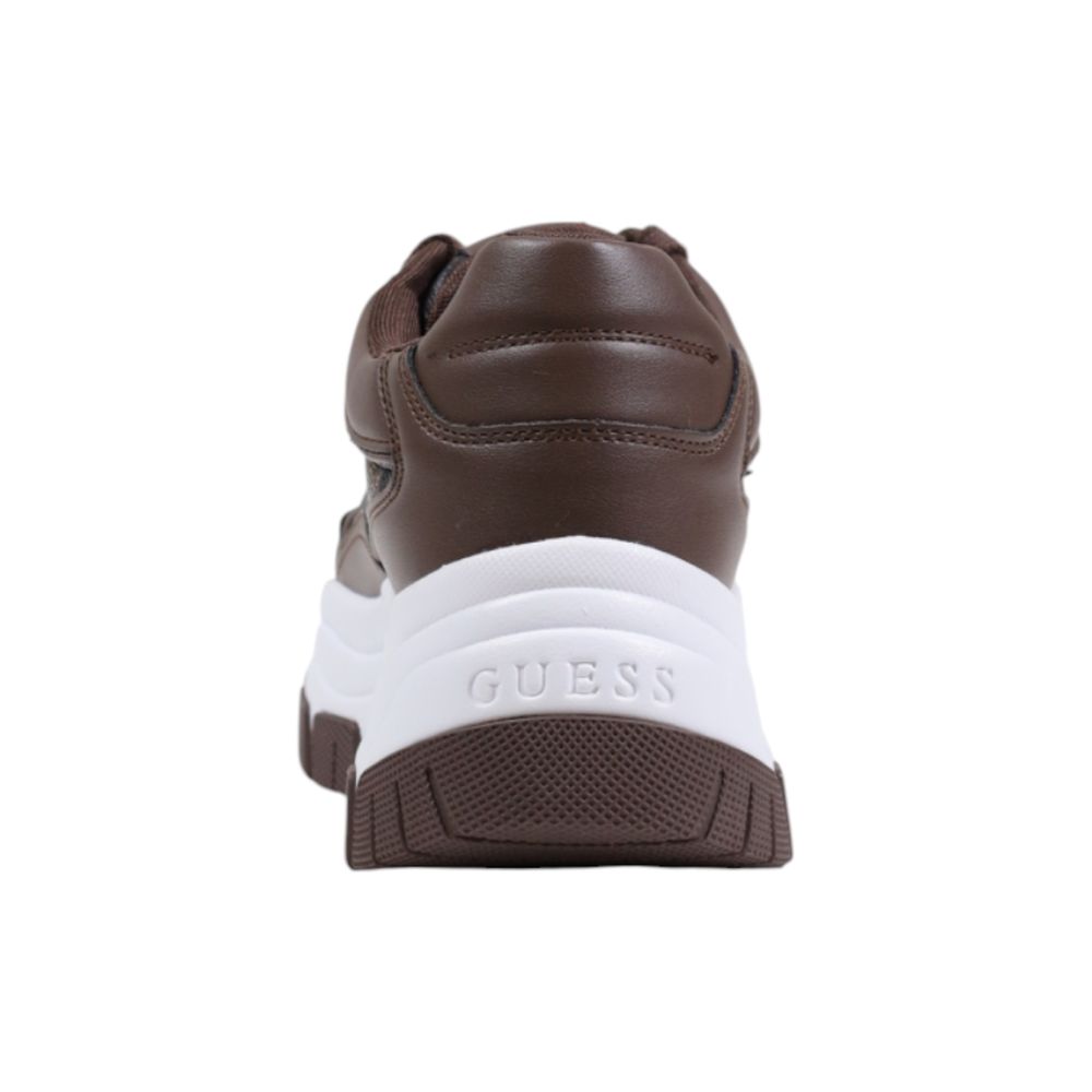 Brown Polyethylene Chunky Sneakers